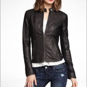 Express faux leather jacket